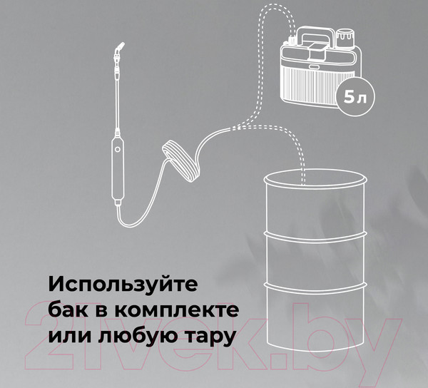 Изображение товара Опрыскиватель аккумуляторный GPT Storm Gun 5 (DF-В5Li)