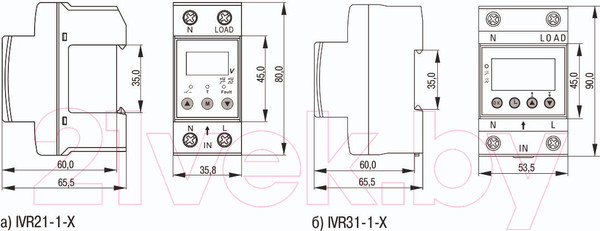Изображение товара Реле напряжения IEK IVR21-1-40