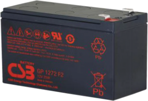 Изображение товара Аккумуляторная батарея CSB GP 1272 F2 25W 12V/7.2Ah