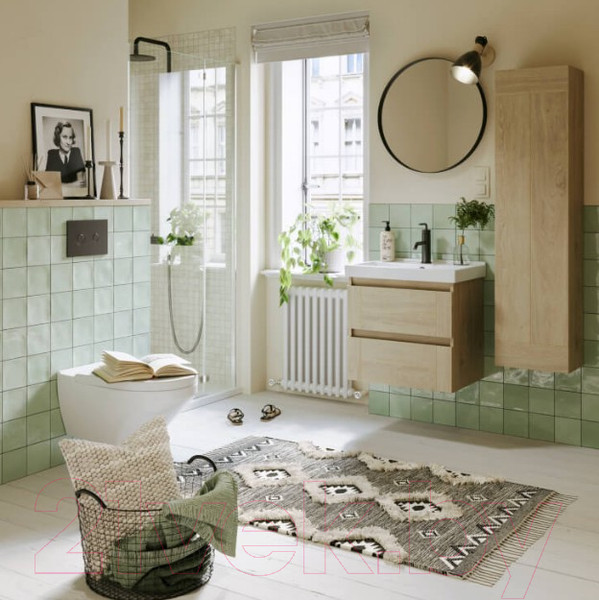 Изображение товара Шкаф-полупенал для ванной Aqwella Astrid / AST0535DD