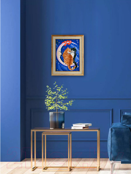 Изображение товара Картина по номерам БЕЛОСНЕЖКА Два сердца / 524-AS