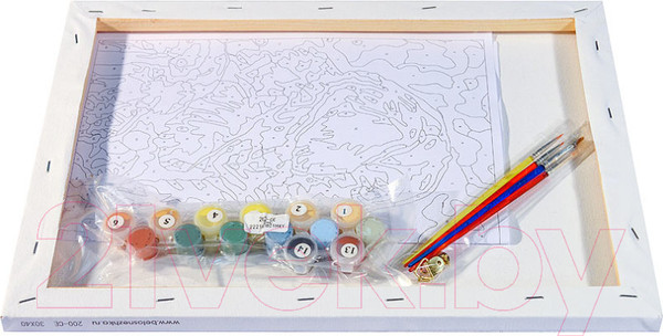 Изображение товара Картина по номерам БЕЛОСНЕЖКА Два сердца / 524-AS