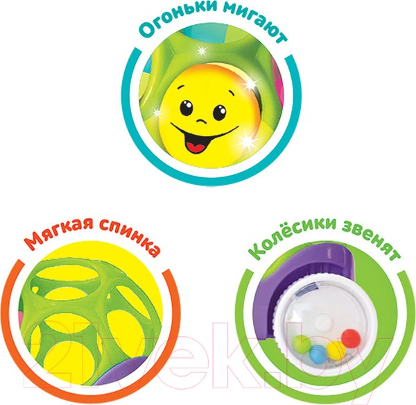 Изображение товара Погремушка Азбукварик Люленьки. Хрюшка Зверята-хохотуши / 2817