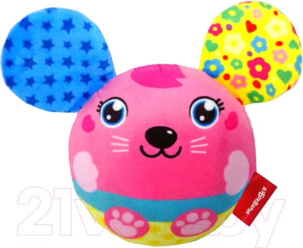 Изображение товара Развивающая игрушка Азбукварик Люленьки. Музыкальный мячик Мышка / 2780