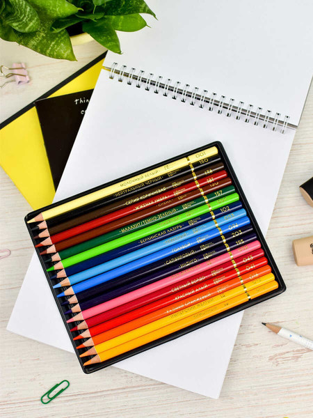 Изображение товара Набор цветных карандашей Феникс+ Классик / 64097 (18цв)