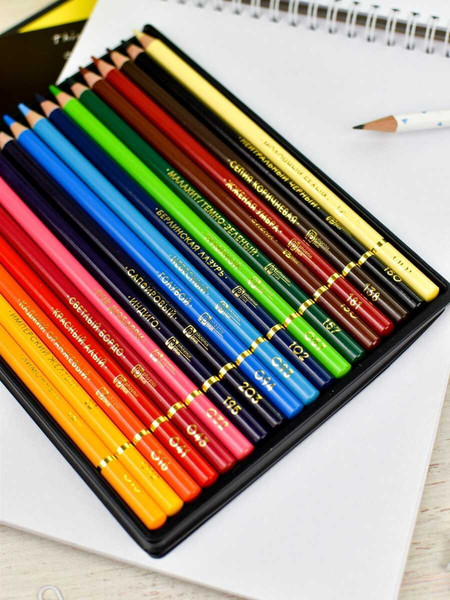 Изображение товара Набор цветных карандашей Феникс+ Классик / 64097 (18цв)