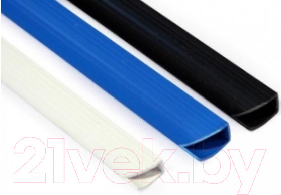 Изображение товара Набор каналов для переплета ARGO S.A. Standart 15мм / SlideBinderSt75Black (50шт, черный)