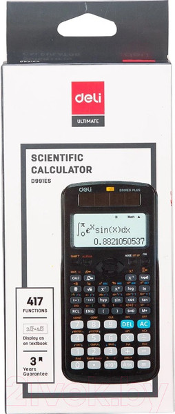 Изображение товара Калькулятор Deli Ultimate / ED991ES (черный)