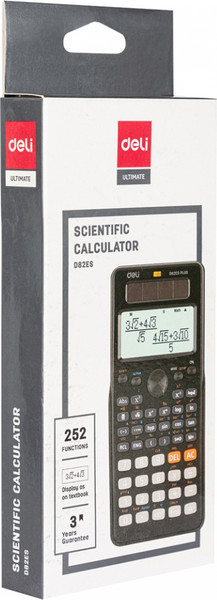 Изображение товара Калькулятор Deli Ultimate / ED82ES (черный)