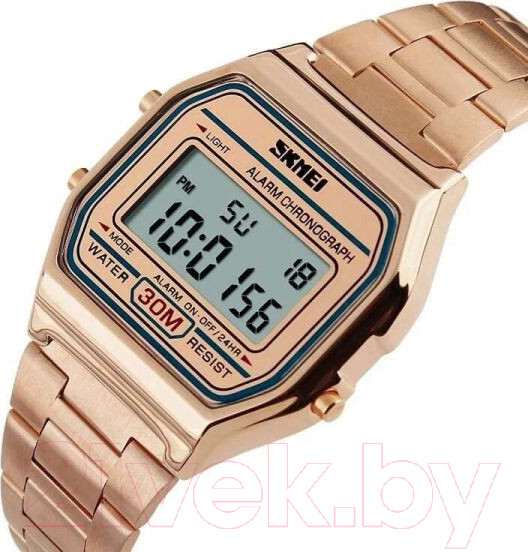 Изображение товара Часы наручные унисекс Skmei 1123-4 (розовое золото)