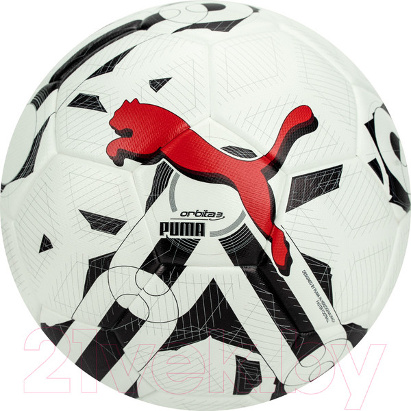 Изображение товара Футбольный мяч Puma Orbita 3 TB / 08377703 (размер 4, белый/черный)