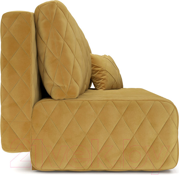 Изображение товара Диван Mebel-Ars Еврокнижка Роял (Cabrio 27 желтый)