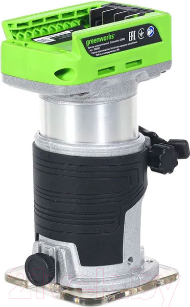 Изображение товара Фрезер Greenworks GD24RO бесщеточный 24V / 3502507 (без АКБ и ЗУ)