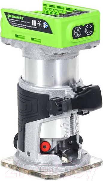 Изображение товара Фрезер Greenworks GD24RO бесщеточный 24V / 3502507 (без АКБ и ЗУ)