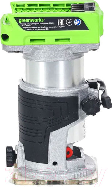 Изображение товара Фрезер Greenworks GD24RO бесщеточный 24V / 3502507 (без АКБ и ЗУ)