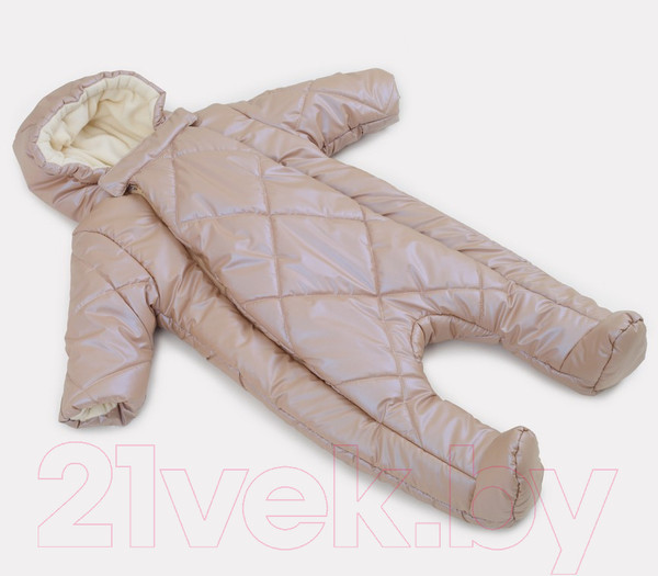 Изображение товара Комбинезон прогулочный детский Rant Shine / 160-62 (Beige, р.62)