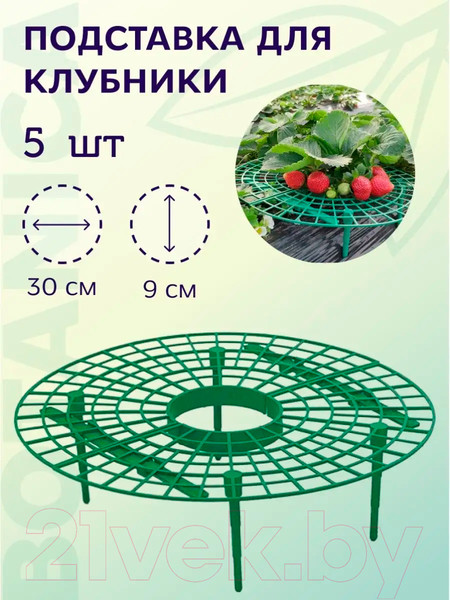 Изображение товара Опора для растений BOTANICA Для клубники (30x10см, 5шт)