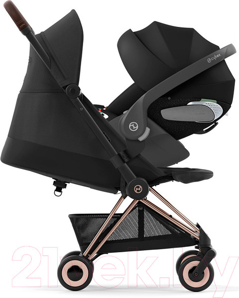 Изображение товара Детская прогулочная коляска Cybex Coya Rosegold (Sepia Black)