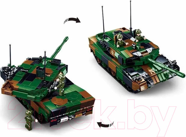 Изображение товара Конструктор Sluban Модельки Боевой танк / M38-B0839