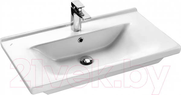 Изображение товара Тумба с умывальником Volna Twing 80.2Y бетон Миранда 80 (напольная)