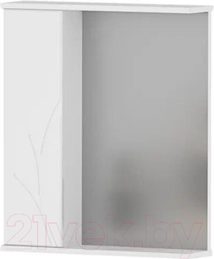 Изображение товара Шкаф с зеркалом для ванной Volna Adel 60 L (белый)