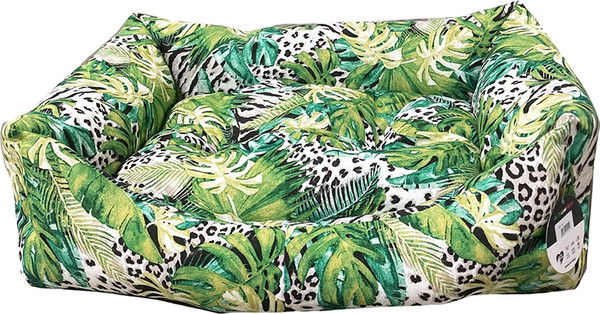 Изображение товара Лежанка для животных AntePrima Basic Palme Beiege / 91/PalmeBeige/2 (M, бежевый/зеленый)