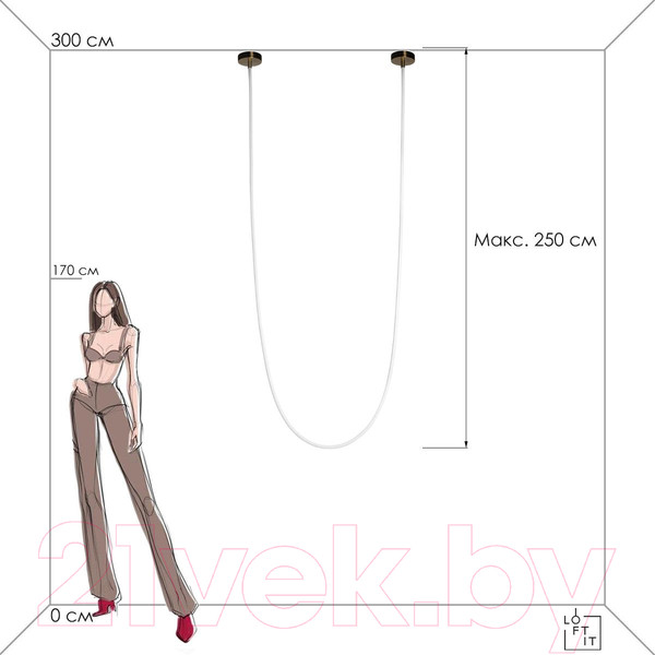 Изображение товара Потолочный светильник Loftit Lori 10230/5000