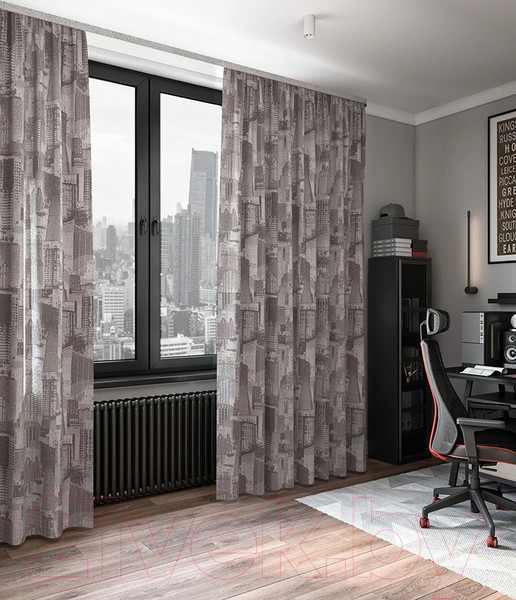 Изображение товара Штора LEGRAND Мегаполис 200x260 / 58120646 (платина)