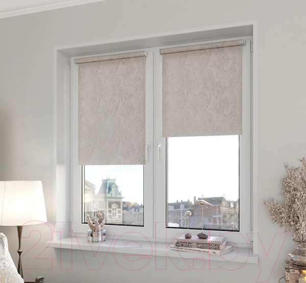 Изображение товара Рулонная штора LEGRAND Селена 140x175 / 58121498 (миндаль)