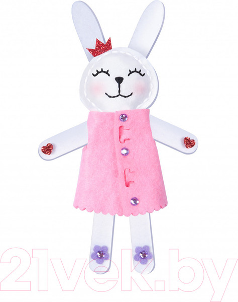 Изображение товара Набор для шитья Десятое королевство Игрушка из фетра. Заинька-Стиляга / 05036