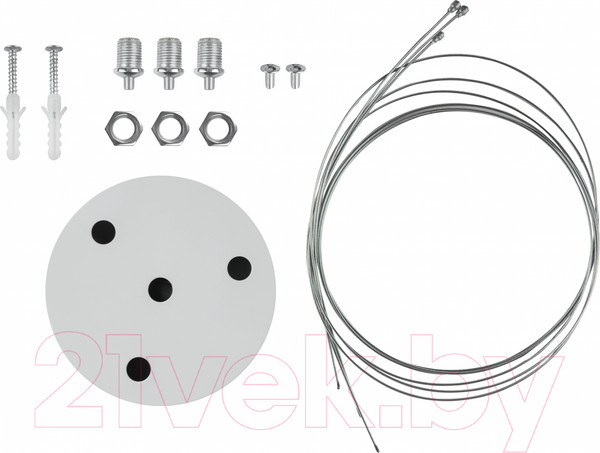 Изображение товара Потолочный светильник ЭРА Geometria Hexagon SPO-124-W-40K-051 / Б0058882