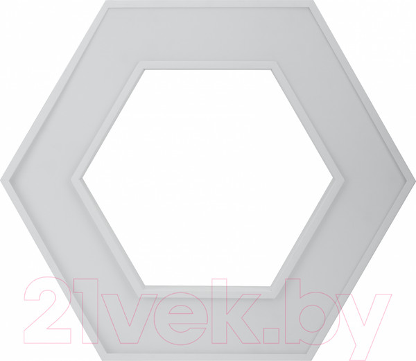 Изображение товара Потолочный светильник ЭРА Geometria Hexagon SPO-124-W-40K-051 / Б0058882