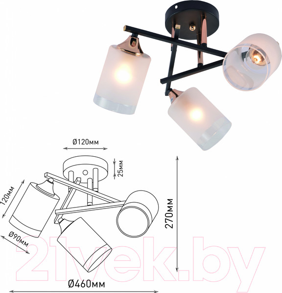 Изображение товара Люстра Rivoli Fiona 3163-303 / Б0059259