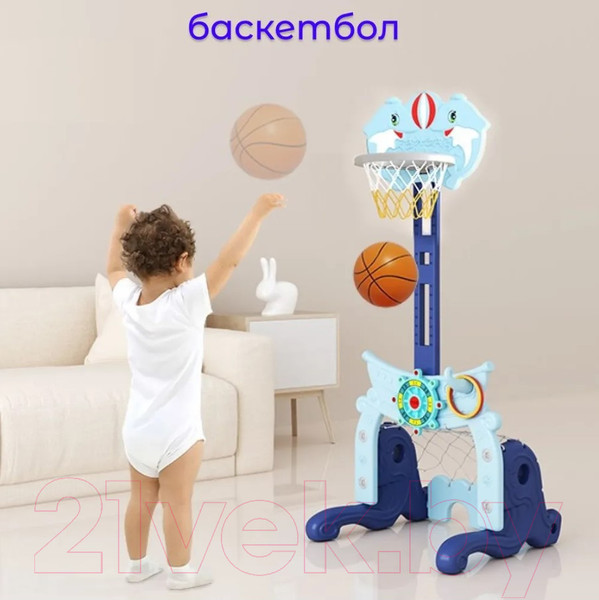 Изображение товара Набор активных игр Perfetto Sport Стойка Морская / PS-075-B (синий)
