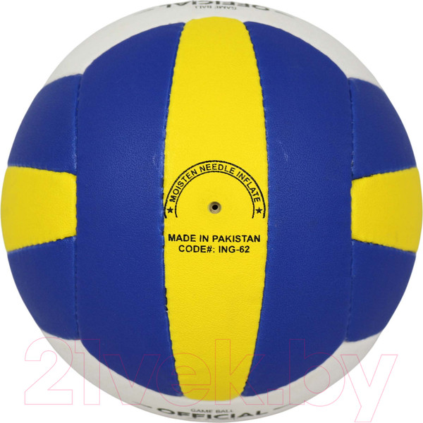 Изображение товара Мяч волейбольный Ingame Silk ING-225 (белый/синий/желтый)