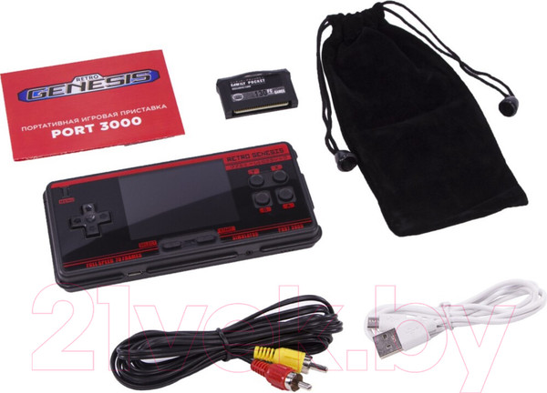 Изображение товара Игровая приставка Retro Genesis Port 3000 + 4000 игр / Pkt201