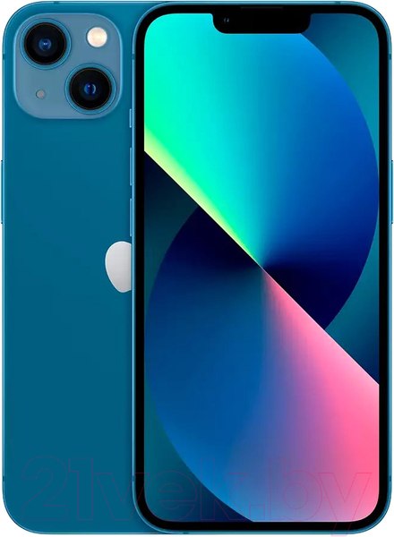 Изображение товара Смартфон восстановленный Apple iPhone 13 256GB Flip Грейд B (синий)
