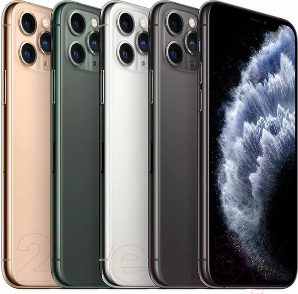 Изображение товара Смартфон восстановленный Apple iPhone 11 Pro 256GB Flip Грейд А (темно-зеленый)