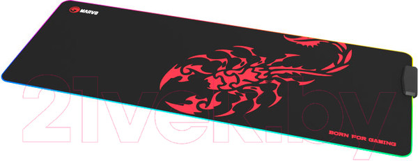 Изображение товара Коврик для мыши Marvo MG010 Emperor Scorpion+RGB (800x300)