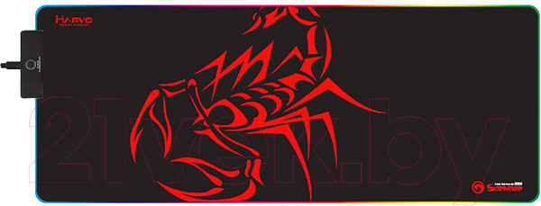 Изображение товара Коврик для мыши Marvo MG010 Emperor Scorpion+RGB (800x300)