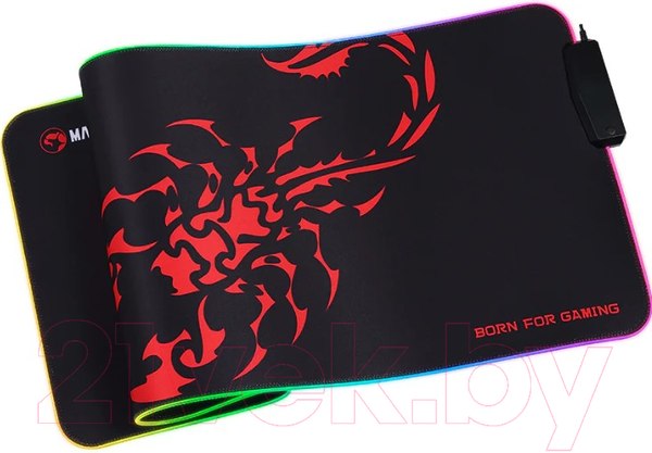 Изображение товара Коврик для мыши Marvo MG011 Deathstalker Scorpion+RGB (800x300)