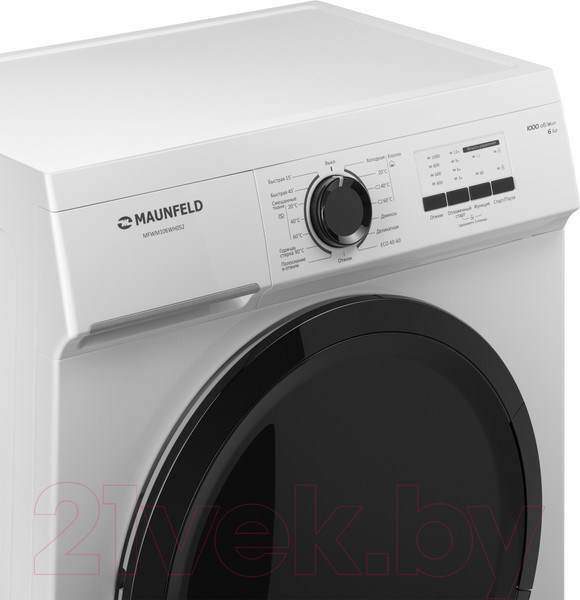 Изображение товара Стиральная машина Maunfeld MFWM106WH052