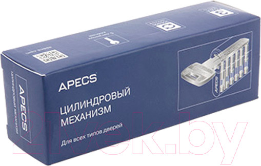 Изображение товара Цилиндровый механизм замка Apecs SM-68(31C/37)-C-NI