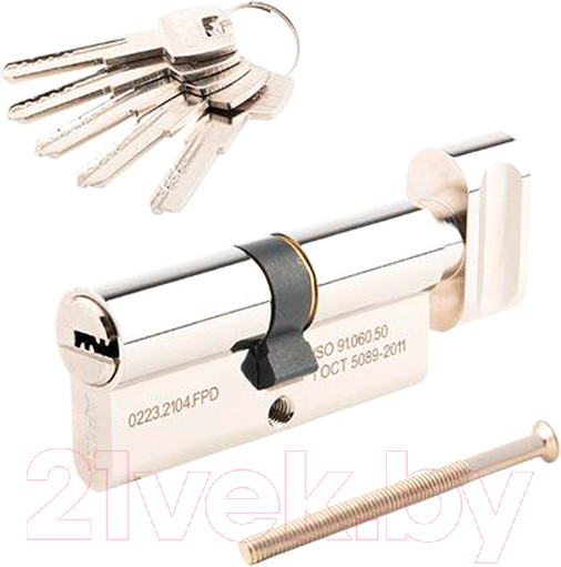 Изображение товара Цилиндровый механизм замка Apecs SM-68(31C/37)-C-NI