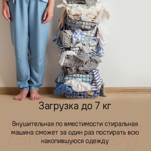 Изображение товара Стиральная машина Maunfeld MFWM127WH052