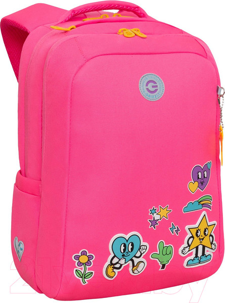 Изображение товара Школьный рюкзак Grizzly RG-466-2 (розовый)