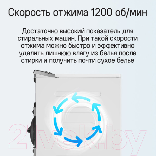 Изображение товара Стиральная машина Maunfeld MFWM127ISWH