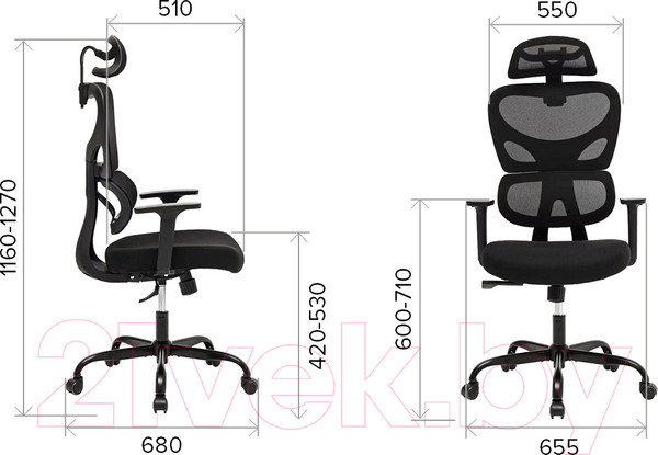 Изображение товара Кресло офисное Everprof Skill (черный)