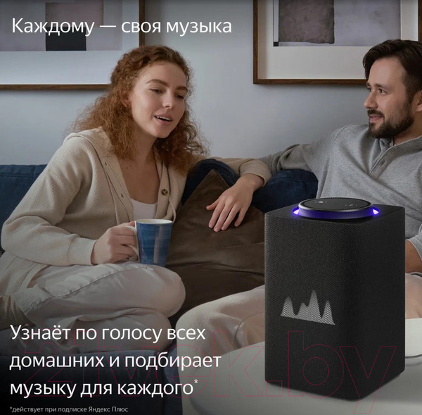 Изображение товара Умная колонка Яндекс Станция Макс с Zigbee YNDX-00053K (черный)