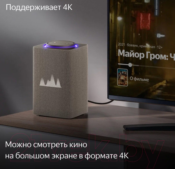 Изображение товара Умная колонка Яндекс Станция Макс с Zigbee YNDX-00053E (бежевый)